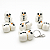 Chaveiro Boneco de Neve Divertido - Imagem 1