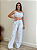 Conjunto Calça Cropped Listrado Tatiane - Imagem 1