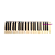 Teclado Superior Original Minami ME-7100 – Órgão Antigo - Imagem 1