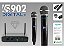 Microfones Sem Fio Profissional Le Son Ls902 Digital Plus Duplo Cardioide - Imagem 5