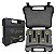 Kit 5 Microfones Profissional LeSon Sm58 K5 Cardioide Maleta Preto - Imagem 2
