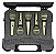 Kit 5 Microfones Profissional LeSon Sm58 K5 Champanhe Com Maleta - Imagem 5