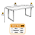 Mesa de Jantar Teca 1,60x90 - Imagem 5