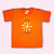 POR DO SOL CAMISETA MANGA CURTA LARANJA - Imagem 1