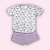 PIJAMA CURTO FEMININO - FLOR LILAS - Imagem 1
