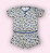 PIJAMA CURTO FEMININO - FLORAL AZUL - Imagem 1
