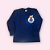 APOIO CAMISETA MANGA LONGA AZUL - Imagem 1