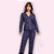 PIJAMA AMERICANO LONGO - BLUEBERRY - Imagem 1