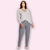 PIJAMA LONGO FEMININO - MARINHO - Imagem 1