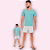 PIJAMA CURTO MASCULINO - COQUEIRO VERDE - Imagem 1