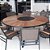 Conjunto de Mesa em Madeira com 8 Poltronas Cactos em Tela sling - Imagem 2