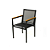 Conjunto de Mesa Retangular Perpétua com Tampo em Madeira e 8 Poltronas - Imagem 4