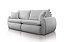 SOFA RETR SF.4510 ALBANY S/CX 240 LINHO CINZA/573 - JC ESTOF - Imagem 2