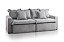 SOFA RETR SF.4520 TORINO S/CX 210 LINHO CINZA/573 - JC ESTOF - Imagem 1