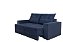 SOFA RETRATIL HAWAII 1.85m - AZUL - Imagem 2