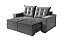 SOFA RECLINAVEL BARI 1.80 - CINZA/814 - Imagem 2