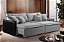 SOFA RETR BLOG 220CM LINHO CINZA-07/COR.PRETO-988 - INNOVE - Imagem 2