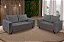 SOFA 3X2 LUG MOD 8100 - VEL CINZA (06) - BOARETO - Imagem 2