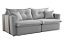 SOFA RETR LISBOA 220CM S/CX  LINHO CINZA/461 - EST TEIXEIRA - Imagem 1