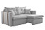SOFA RETR LISBOA 220CM S/CX  LINHO CINZA/461 - EST TEIXEIRA - Imagem 2