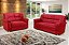 SOFA 3X2 LUG 5014 VERMELHO - PRIMOR - Imagem 2