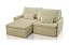 SOFA RETR SF.4280 MILANO 220CM LINHO BEGE/567 - JC EST - Imagem 2