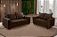 SOFA 3X2 LUG SF.3130 MOD 8100 VEL MARROM - BOARETO - Imagem 2