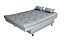 SOFA CAMA SALOME LINHO CINZA/487 - MATRIX - Imagem 4