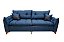 SOFA FIXO SF.3080 CRETA 180CM LINHO AZUL/28 - BOARETO - Imagem 2