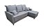 SOFA CHAISE BOLONHA LIN CINZA/05 - PRIMOR - Imagem 1