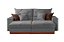 SOFA RETR SF.7070 GRAN BELLO 250 LIN CINZA/27 - IMPERIO - Imagem 1