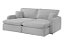 SOFA RETR S/CX LUMINI 290 LIN CINZA/05 - INNOVE - Imagem 3