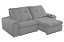 SOFA RETR IBIZA 230 C/PT COPO VEL CINZA/20 - IMPERIO - Imagem 1