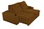 SOFA RETR IBIZA 230 C/PT COPO VEL MARROM/19 - IMPERIO - Imagem 2