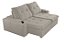 SOFA IBIZA 230 BR 25 C/PTA COPOS BR 25 BEGE 01 - IMPERIO - Imagem 2