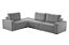 SOFA LE CANTON 3MOD 80 + PUFF LIN CINZA/27 - IMPERIO - Imagem 2