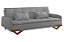 SOFA CAMA CANNES LIN CINZA/2501 - LUXURY - Imagem 1