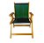 Kit - 2 Cadeira De Madeira - Verde - Imagem 4