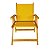 Kit - 3 Cadeira De Madeira - Amarelo - Imagem 4