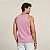 Camiseta Regata VLCS Basica TAM G Rosa Vintage - Imagem 3