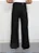 Calça Wide Leg Preta Feminina Juvenil com Elastano MMS Store - Imagem 4