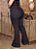Calça Flare Preta Feminina Moderna Premium 46 ao 60 - Imagem 3
