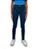 Calça Skinny Jeans Feminina Juvenil Azul Escuro Cintura Alta MMS STORE - Imagem 1