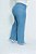 Calça Pantalona Wide Leg Jeans Feminina Lavagem Clara - Imagem 7