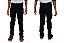 Kit Calça Masculina Skinny Juvenil Preta E Jeans Premium - Imagem 2