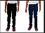 Kit Calça Masculina Skinny Juvenil Preta E Jeans Premium - Imagem 4