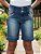 Bermuda Jeans Infantil Menina Juvenil Com Strass Elegante - Imagem 1