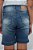 Bermuda Jeans Infantil Menina Juvenil Com Strass Elegante - Imagem 6