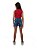 Shorts Infantil Jeans Feminino Cintura Alta Com Elástico - Imagem 6