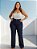 Calça Plus Size Feminina Wide Leg Confortável Basica46 Ao 60 - Imagem 1